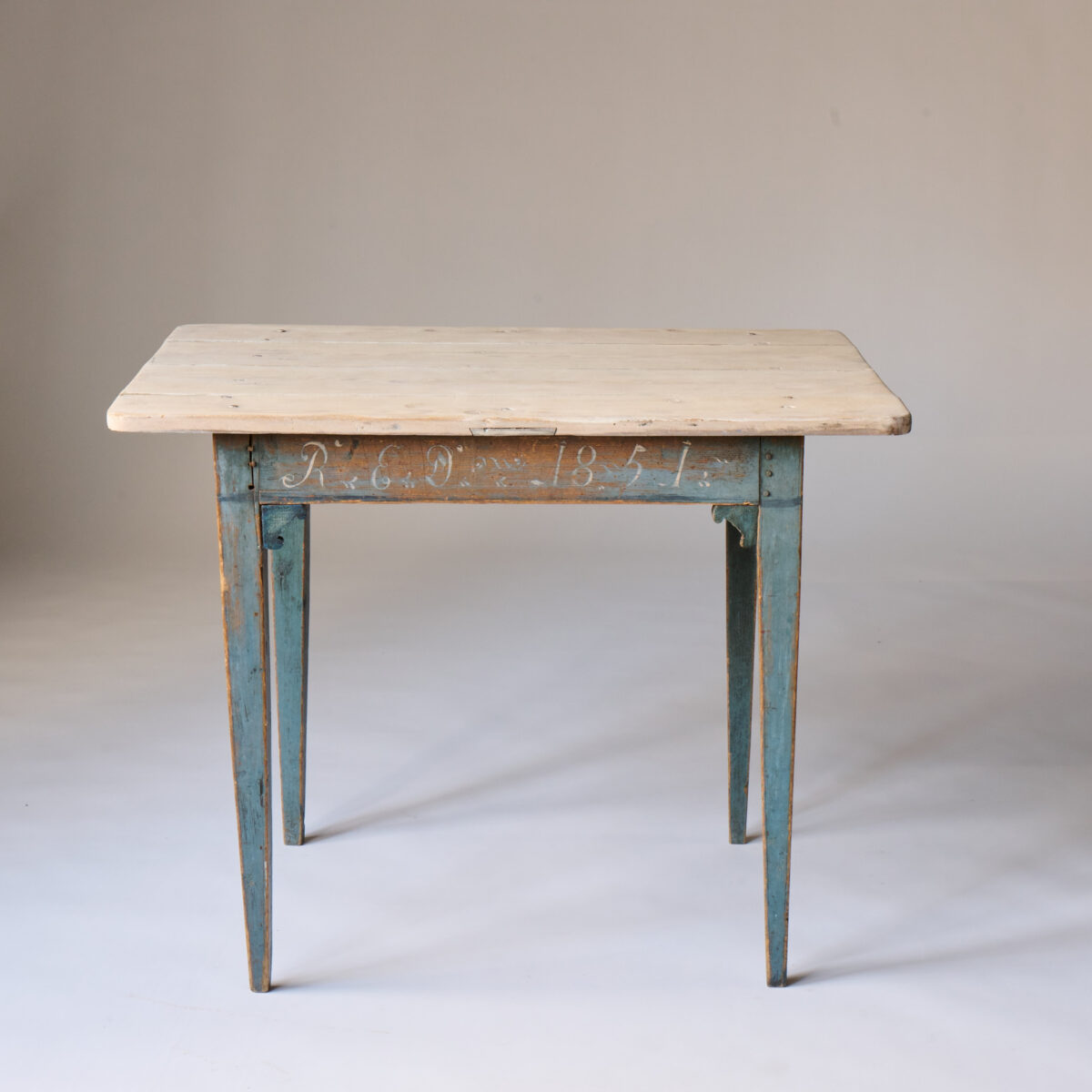 Early 19th Century Swedish Original Painted Table