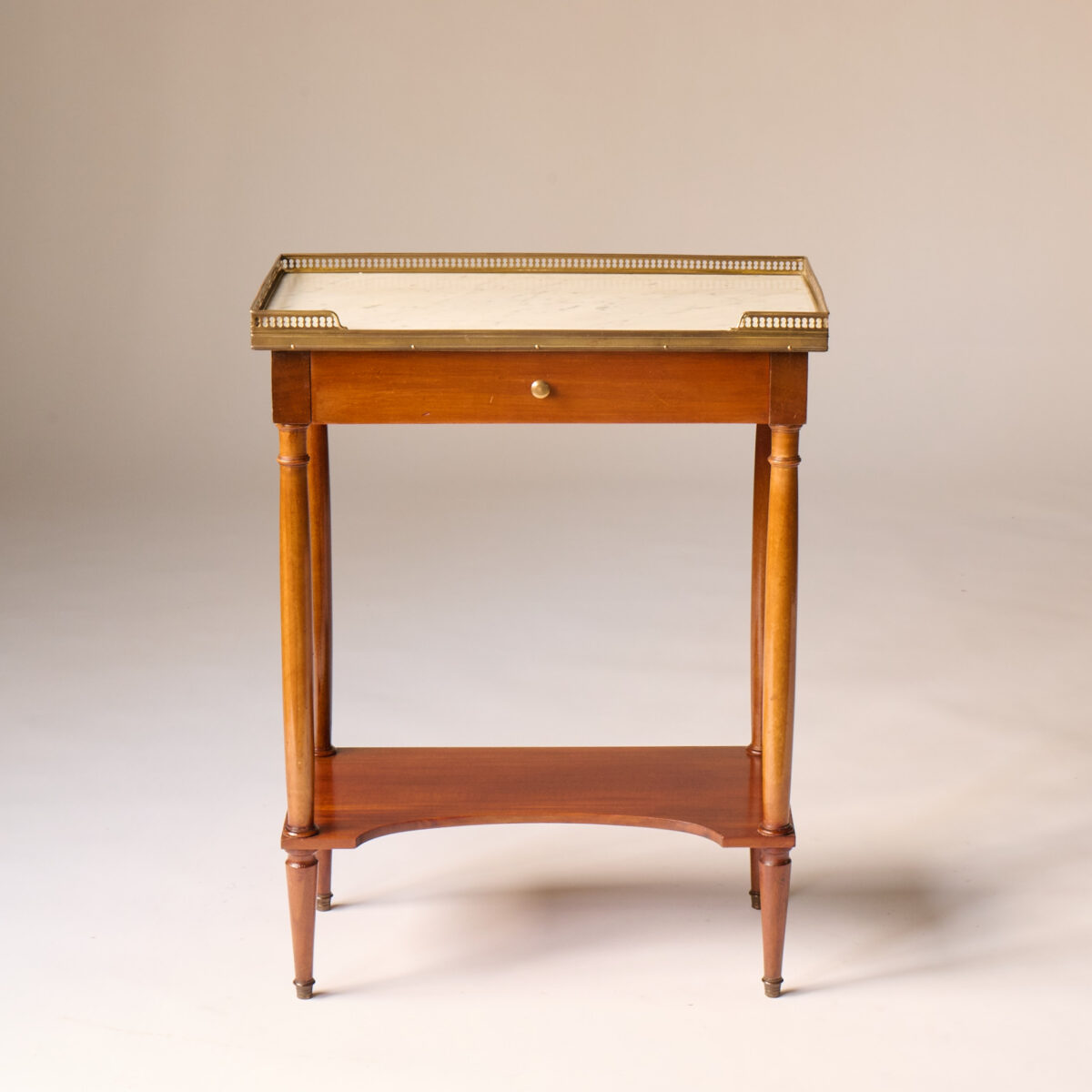 Louis XVI Style French Mahogany Side Table