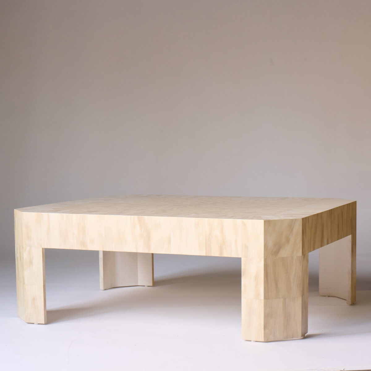 Karl Springer Inspired Faux Painted Coffee Table