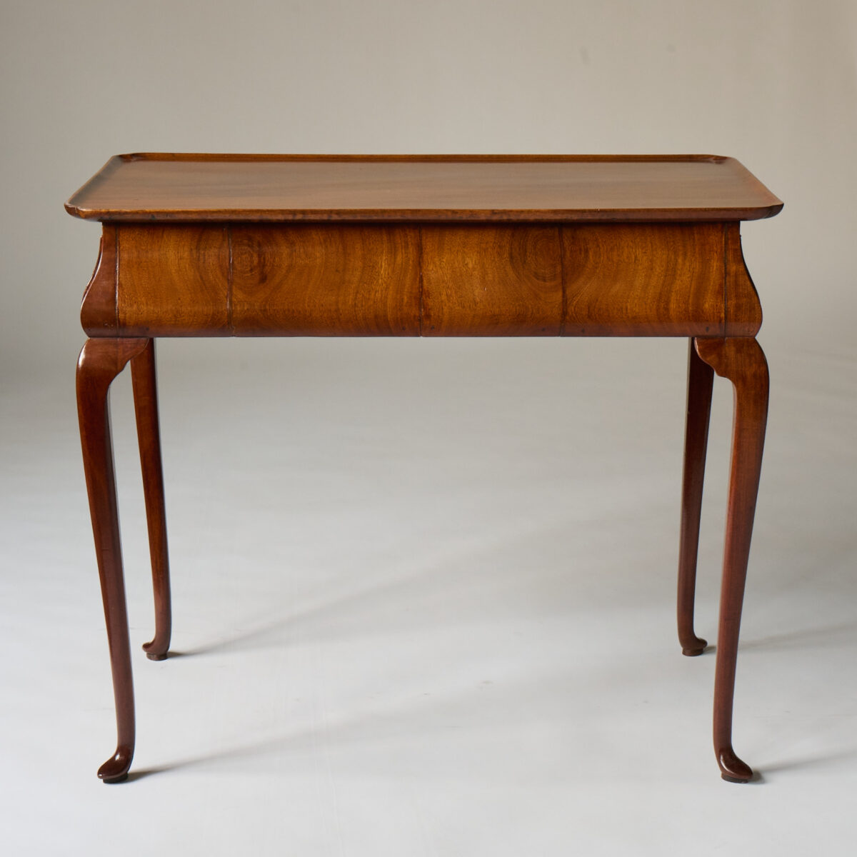 Dutch  Rococo Walnut Silver Table