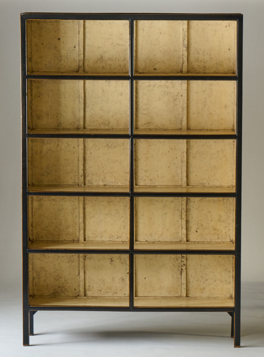 Monumental Chinese Painted Bookcase