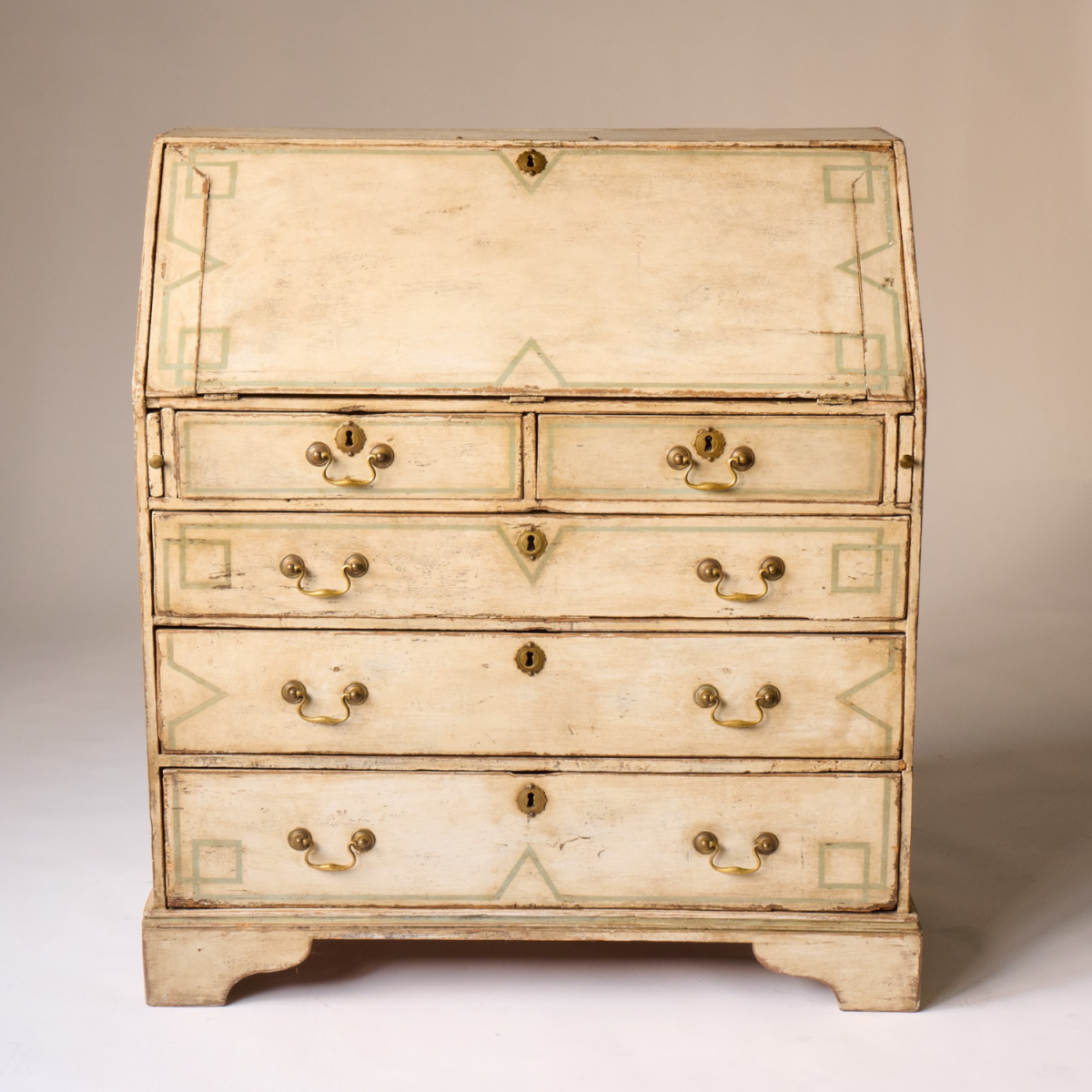 18th Century English Painted Secretary