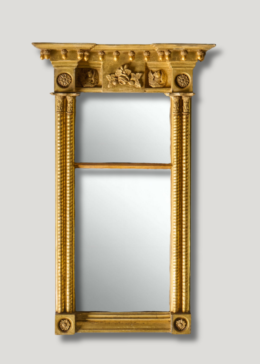 American Classical Giltwood Pier Mirror