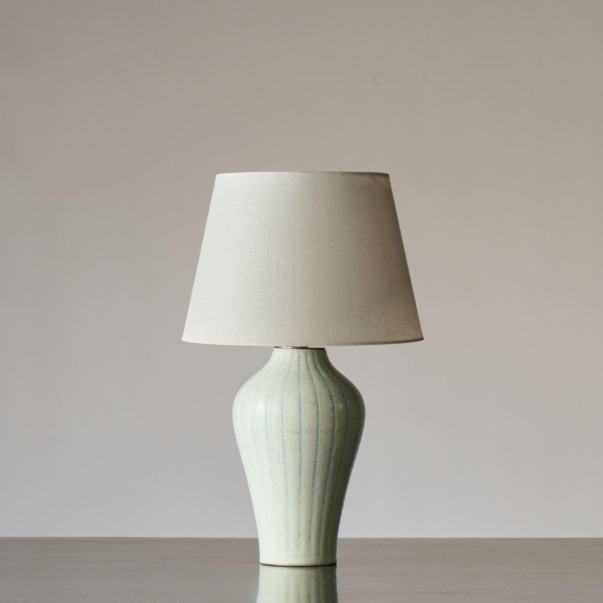 Gunnar Nylund Rorstrand Ceramic Vase Lamp
