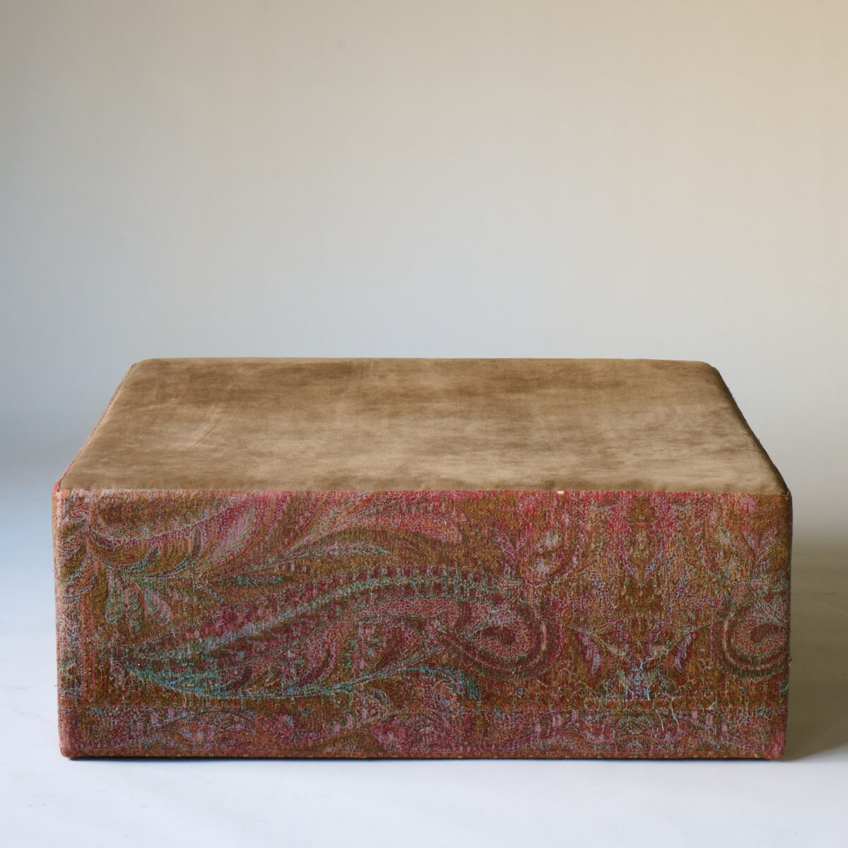 Custom Upholstered Ottoman