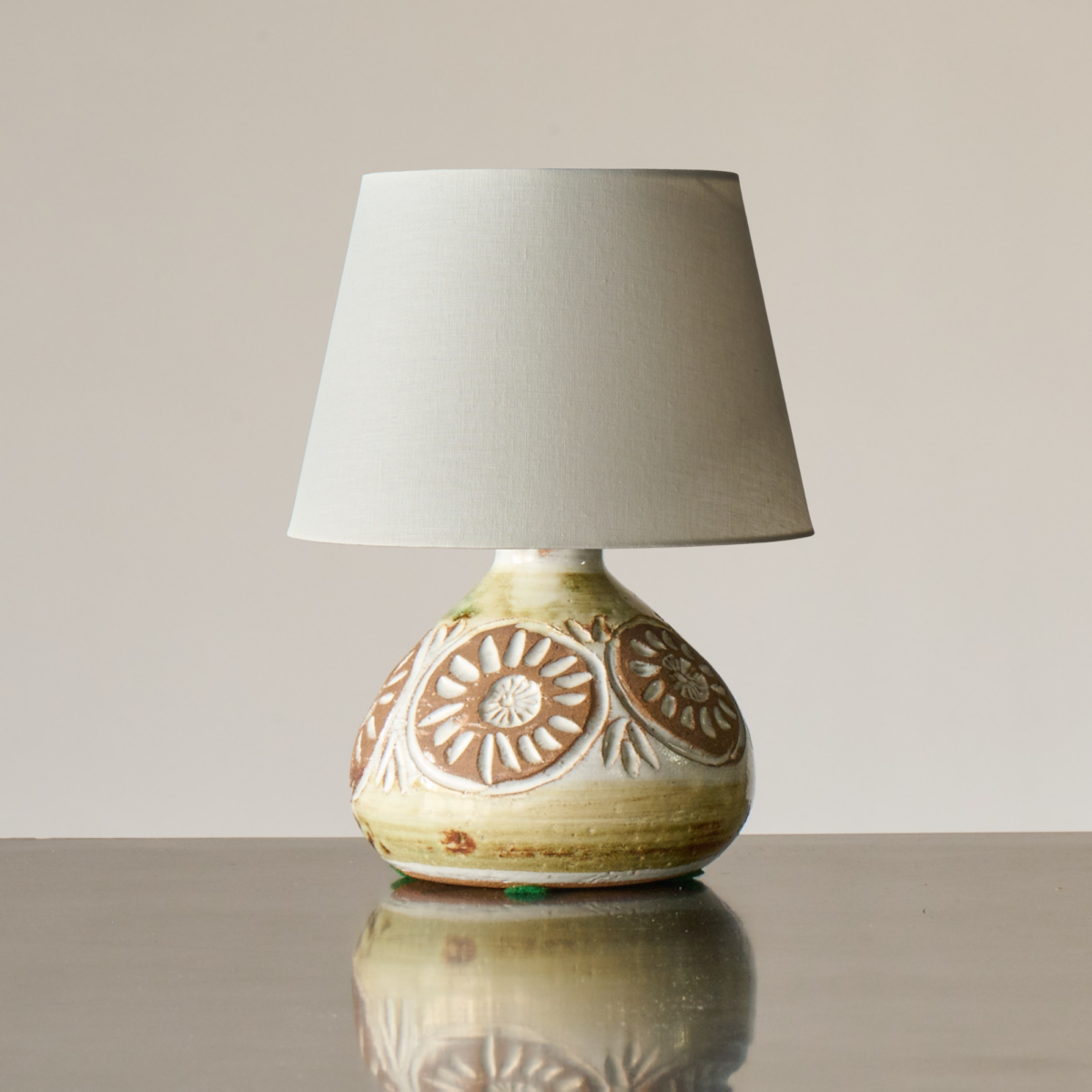 French Ceramic Lamp by Albert Thiry