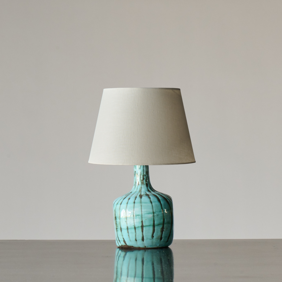 French Mid-Century Ceramic Lamp